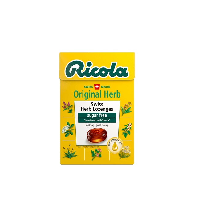 Ricola Original Swiss Herbal Καραμέλες Χωρίς Ζάχαρη 45g